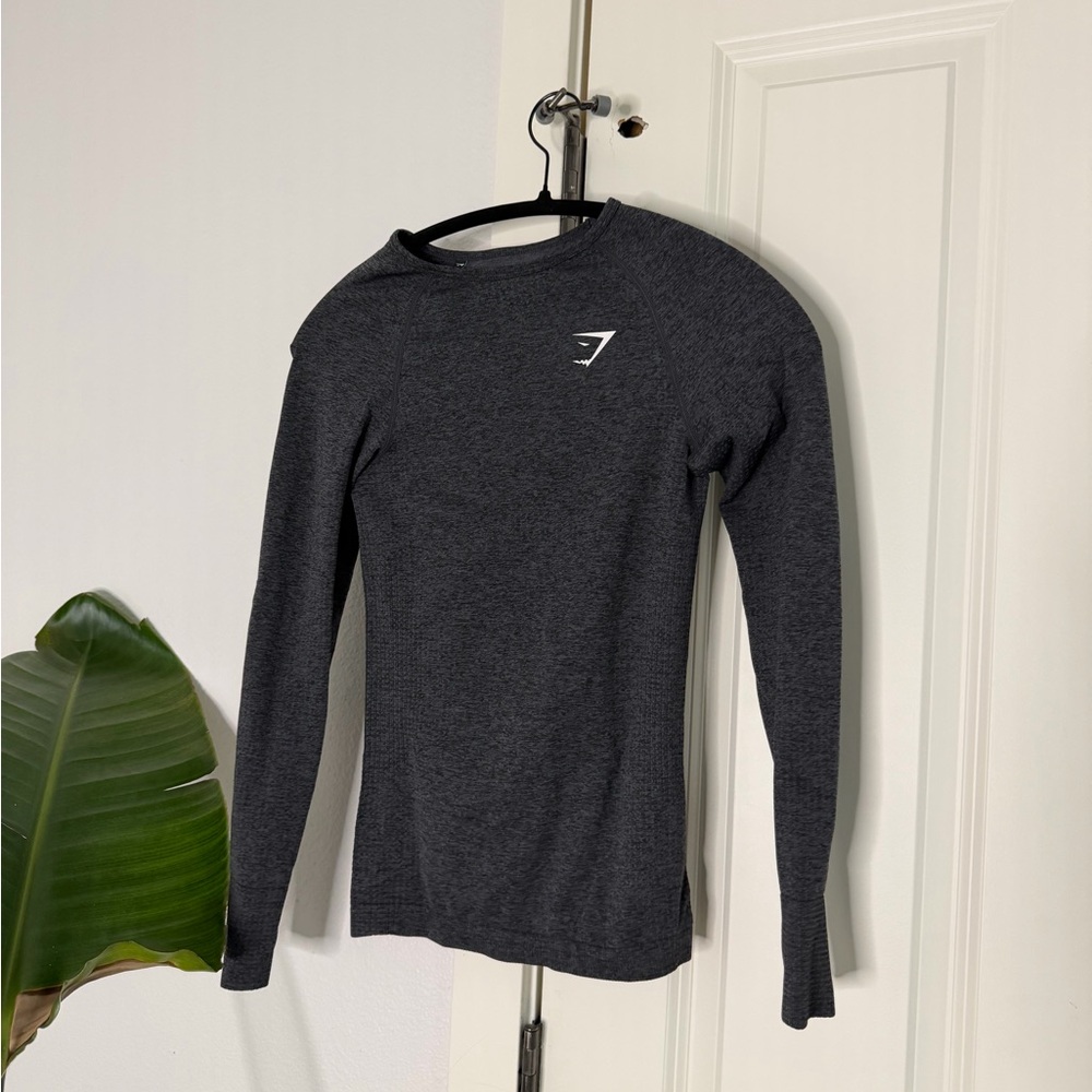 Gymshark Dark Gray Long Sleeve Top